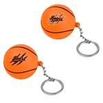 KH20118 Basketball Stress Reliever Keychain With Custom Imprint